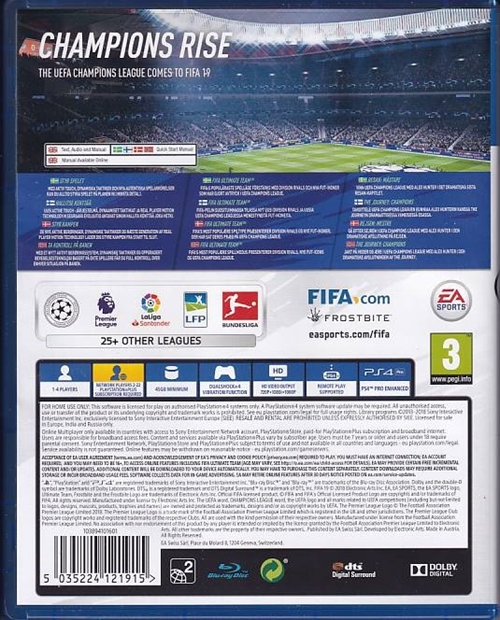 FIFA 19 - PS4 (A Grade) (Genbrug)